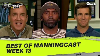 Best of the ManningCast Week 13 with Robin Roberts, Randy Moss, & Dana White | MNF with Peyton & Eli