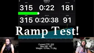 TrainerRoad Ramp Test! New FTP and starting Sweetspot Base Plan