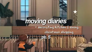 ♡ moving diaries pt. 5 | decorating kitchen & dining, christmas shopping | MILLIE