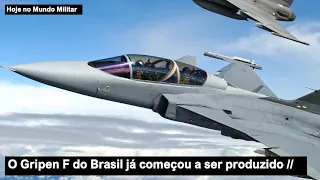 O Gripen F do Brasil já começou a ser produzido