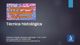 TÉCNICA HISTOLÓGICA