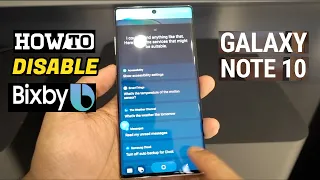 Galaxy Note 10/ 10+ : How to Disable Bixby & Enable Power button?