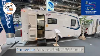 Vorstellung des Caravelair Antares Style 476 Family auf dem Caravan Salon 2020