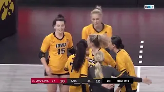 Ohio State Vs Iowa  | NCAA Women Volleyball  Full Match 09/24/2023