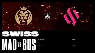 MAD vs. BDS - Game 1 | Swiss Stage | 2023 Worlds | MAD Lions v  Team BDS (2023)