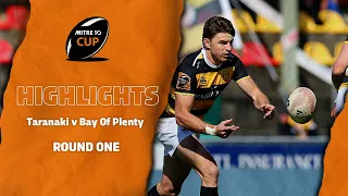 RD 1 HIGHLIGHTS | Taranaki v Bay Of Plenty (Mitre 10 Cup 2020)