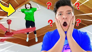 Sneaking into Preston's House Overnight! *got caught*