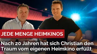 Nach 20 Jahren hat sich Christian den Traum vom eigenen Heimkino erfüllt. Hier ist seine Geschichte.