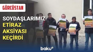 Soydaşlarımız etiraz aksiyası keçirdi - BAKU TV