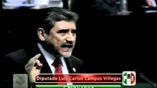Intervención del Dip.Luis Carlos Campos Villegas 03/11/11