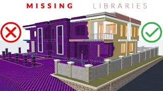 Missing libraries in archicad; Fixed!! #Shorts