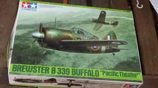 Inbox Review of the 1/48 Scale Brewster B339 Buffalo from Tamiya