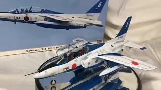 hasegawa   1/48  kawasaki T-4 BLUE IMPULSE 2023   カワサキ　ブルーインパルス（Scale Model）