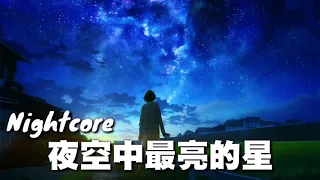 【夜空中最亮的星】Nightcore（逃跑计划）「我祈祷拥有一颗透明的心灵 和会流泪的眼睛 给我再去相信的勇气 越过谎言去拥抱你」