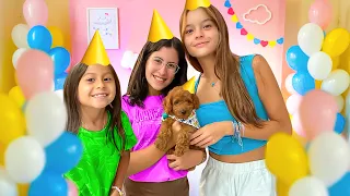 MARIA CLARA Ganhou Um CACHORRINHO No Seu Aniversário Ft. @Familiamariaclaraejp