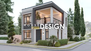 SMALL HOUSE DESIGN | 2 STOREY HOUSE 6.00m x 7.00m (84 sqm Total Floor Area) | 3 BEDROOM