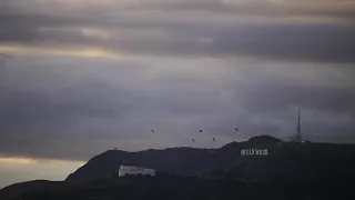 Lumix GX1   Hollywood sign & Griffith Observatory time lapse