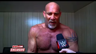 Goldberg Interview 🎤 Backstage After Beating The Fiend SuperShowDown