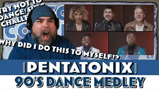 FIRST TIME REACTION to Pentatonix - 90's Dance Medley #ptx #ptxreaction #musicreaction