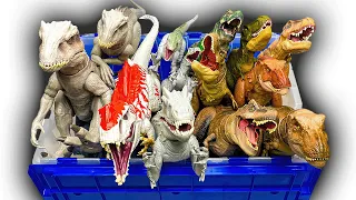 HUGE Faceoff: T-Rex vs. Indominus Rex Dinosaur Collections | Indominus Rex, T-Rex & More!