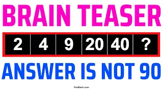 BRAIN TEASER! | The Answer is NOT 90