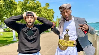 Americans Trying On Traditional Yemeni Clothes For The FIRST TIME!