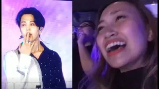 LIVE ARMY REACTION to Serendipity (Jimin) - BTS Rose Bowl LA Day 1