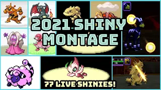 [Shiny Compilation 2021] 77 Live Shiny Pokemon Found Across Second and Third Gen!!!