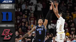 Duke vs. Boston College Condensed Game | 2021-22 ACC Men’s Basketball