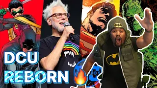 James Gunn DC SLATE REVEAL REACTION! DCU Gods & Monsters, Superman, Batman, Wonder Woman & SO MUCH!!