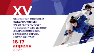 16.04.2022 | Татами 1 XV Юбилейный открытый международный кубок ректора ТУСУР по боевому Дзю-Дзютцу