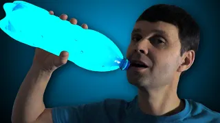 🌑 КАК СДЕЛАТЬ СВЕТЯЩУЮСЯ ЖИДКОСТЬ Самый безопасный способ!  How to Make Glowing Water Игорь Белецкий