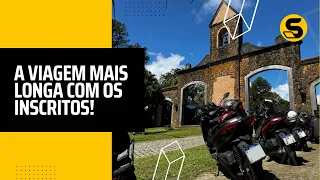 Viajei 900 km com os inscritos até o litoral do Paraná