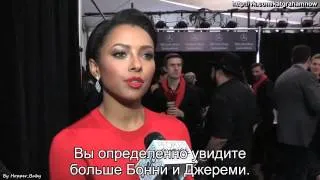 'Vampire Diaries' Kat Graham Talks Bonnie Jeremy Relationship (Rus Sub)