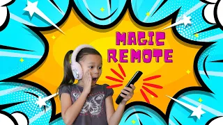 Ally's magic remote: magical adventures and funny family prank for kids