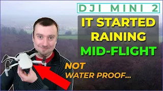 DJI Mini 2 Footage - My drone got caught in the WIND AND RAIN!