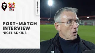 Post Match | Nigel Adkins (Salford City A)