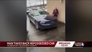 Man takes back repossessed car in McKeesport