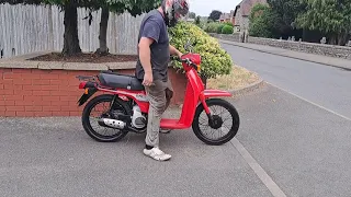 1987 HONDA CITY EXPRESS 50 SH50E CLASSIC MOPED SCOOTER FULLY WORKING LONG MOT V5