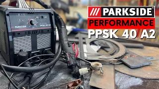 PARKSIDE PERFORMANCE PPSK 40 A2 plasma cutter with integrated compressor