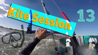 Kite Session #13 - The harsh reality of a beginner !