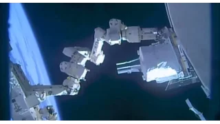 [Timelapse] Dragon SpX-10 Robotics Part 2 (SAGE-III Installation)