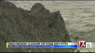 NC orders Duke Energy to excavate all coal ash