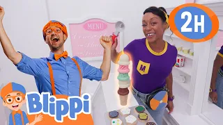 Ice Cream Fun Day | Blippi and Meekah Best Friend Adventures | Educational Videos for Kids