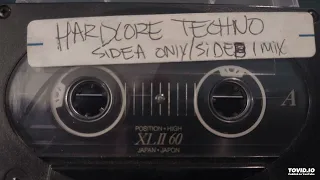 Hardcore techno breakbeat mix recorded to cassette early '90's