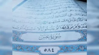 سورة عبس بصوت القارئ أحمد المطري