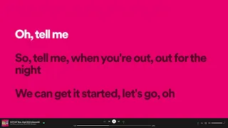 Joel Corry x Jax Jones - OUT OUT (Spotify Lyrics) feat. Charli XCX & Saweetie