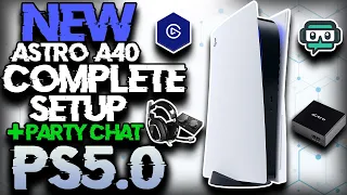 How to Record/Stream Party Chat with NEW ASTRO a40 TR 2021 || PS5