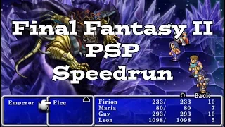 Final Fantasy II (PSP) Speedrun (RTA)