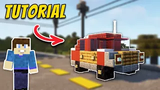 How To Make A Modern Car In Minecraft!